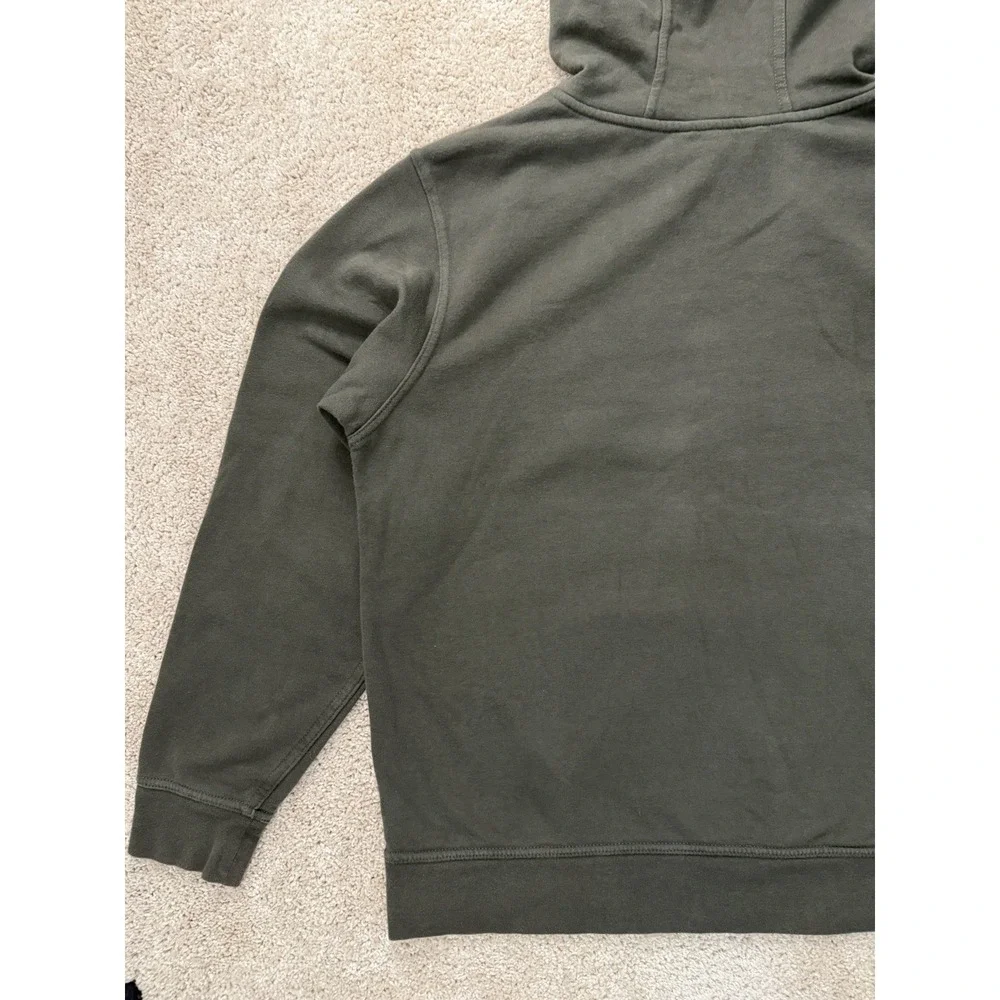 The North Face Half Dome Pullover‎ Hoodie Olive Green Size Large Kangaroo Pocket